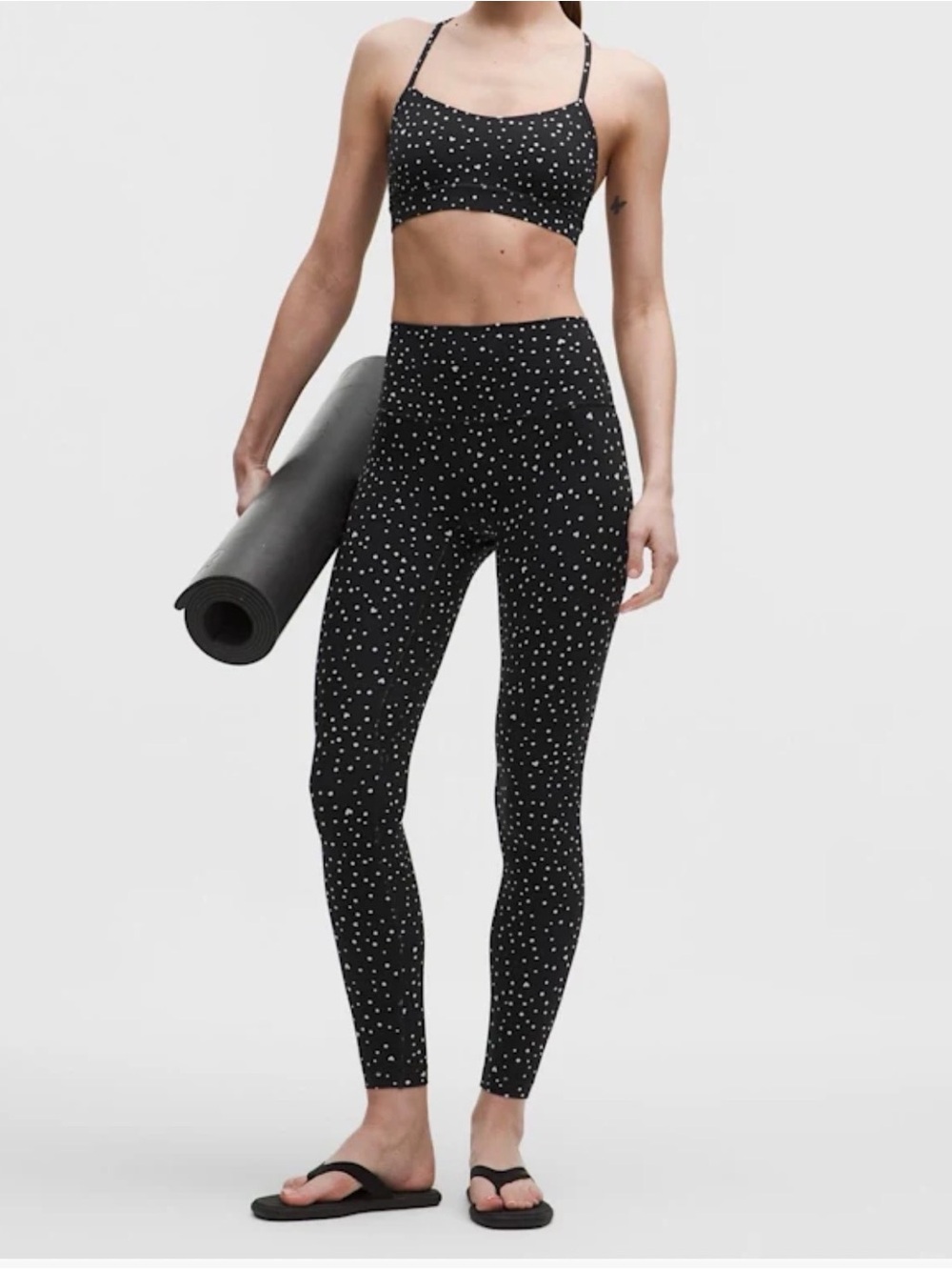 Lululemon heart scatter align dot set size 4